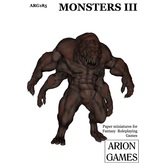 Paper Miniatures: Monsters III