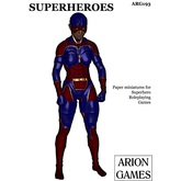 Paper Miniatures: Superheroes Set