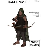 Paper Miniatures: Halflings II Set