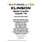 Federation Commander: Klingon Ship Card Pack #4