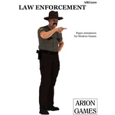 Paper Miniatures: Law Enforcement Set