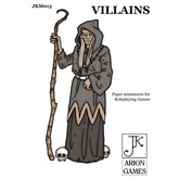 Paper Miniatures: John Kapsalis Villains