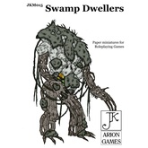 Paper Miniatures: John Kapsalis Swamp Dwellers