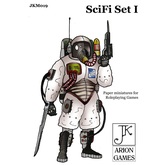 Paper Miniatures: John Kapsalis SciFi Set I