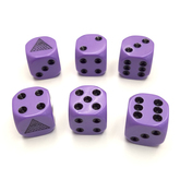 Eye in Pyramid Dice Set (Purple 19mm)