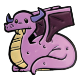 Deadly Doodles Dragon Pin