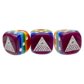 Illuminati Rainbow d6 Dice