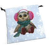 Deluxe Dice Bag: Festive Owls