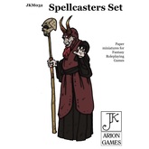 Paper Miniatures: John Kapsalis Spellcasters Set