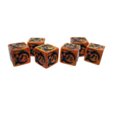 Biohazard d6 Dice Set