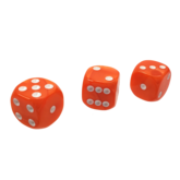 The Fantasy Trip: 14mm Orange d6 Dice Set