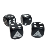 Smiley Pyramid d6 Dice Set