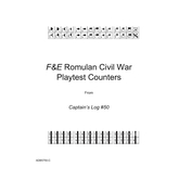 F&E Romulan Civil War Playtest Counters from Captain's Log #50