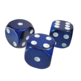 The Fantasy Trip: 14mm Midnight Blue d6 Dice Set