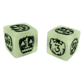 Glow-in-the-Dark Halloween d6 Dice