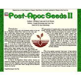 Seeds: Post-Apocalyptic II