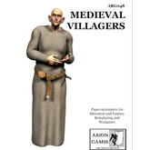 Paper Miniatures: Medieval Villagers