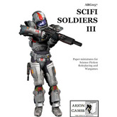 Paper Miniatures: Science Fiction Soldiers III