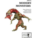 Paper Miniatures: Modern Monsters