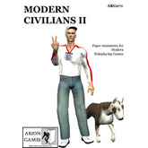 Paper Miniatures: Modern Civilians II Set