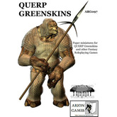 Paper Miniatures: QUERP Greenskins Set