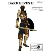 Paper Miniatures: Dark Elves II