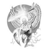 Clipart Critters 137 - Warrior Angel