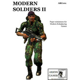 Paper Miniatures: Modern Soldiers II Set