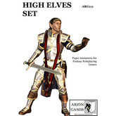 Paper Miniatures: High Elves Set