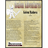 Avalon Adventures Vol 1, Issue #9 Golem Madness