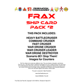 Federation Commander: Frax Ship Card Pack #2