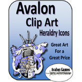 Avalon Clip Art Sets, Heraldry Icons