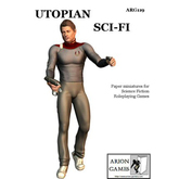 Paper Miniatures: Utopian Sci-Fi Set