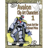 Avalon Clip Art Characters, Star Knight 1