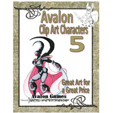 Avalon Clip Art Characters, Star Knight 2