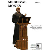 Paper Miniatures: Medieval Monks Set