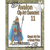 Avalon Clip Art Characters, Elf 1