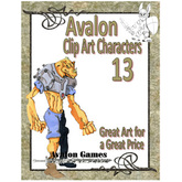 Avalon Clip Art Characters, Alien 1