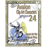 Avalon Clip Art Characters, Star Knight 7