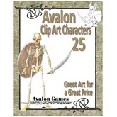 Avalon Clip Art Characters, Skeleton