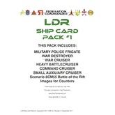 Federation Commander: LDR Ship Card Pack #1